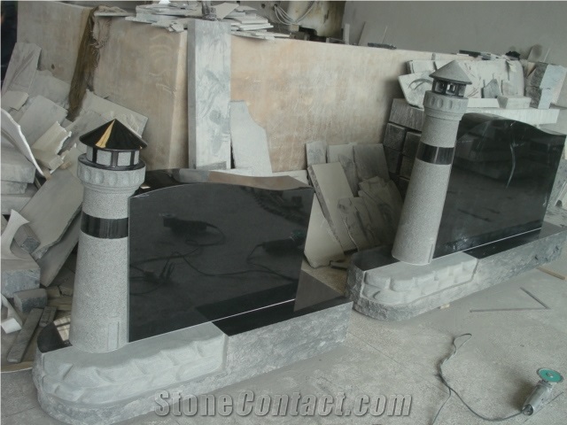 Custom Granite Headstone Tombstone Monument