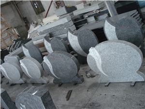 Germany Cheap Maple Red Granite Cross Headstone