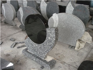 Germany Cheap Maple Red Granite Cross Headstone