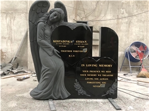 Granite Stone Material Gravestone Headstone