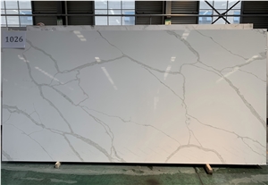 High Quality Calacatta Artificial Quartz Slabs