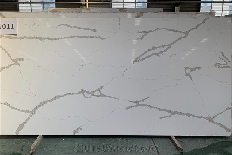High Quality Calacatta Artificial Quartz Slabs