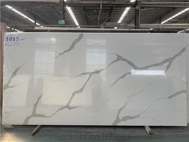High Quality Calacatta Artificial Quartz Slabs