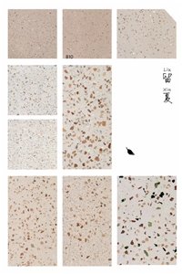 High Quality Pink & Grey Terrazzo Inorganic Stones Home Decoration Items