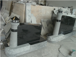Natural Granite Stone Headstone Monuments