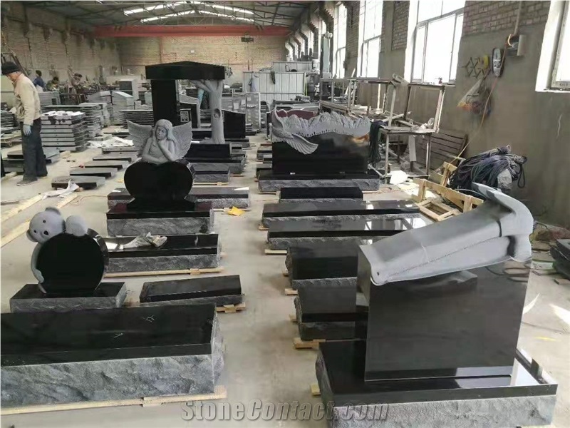 Natural Granite Stone Headstone Monuments