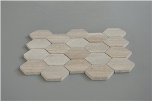 Beige Marble Stone Mosaic Tile