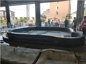Black Granite Stone for Pool Coping