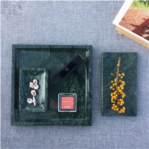 Green Marble Trays