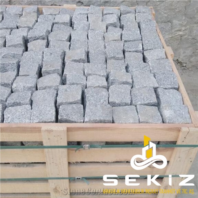 Bergama Grey Granite Kerbstones