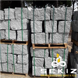 Bergama Grey Granite Kerbstones
