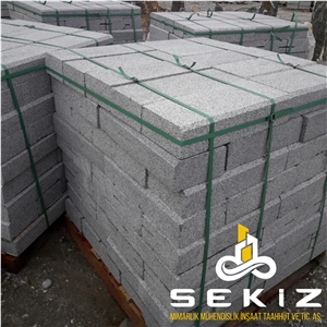 Bergama Grey Granite Kerbstones