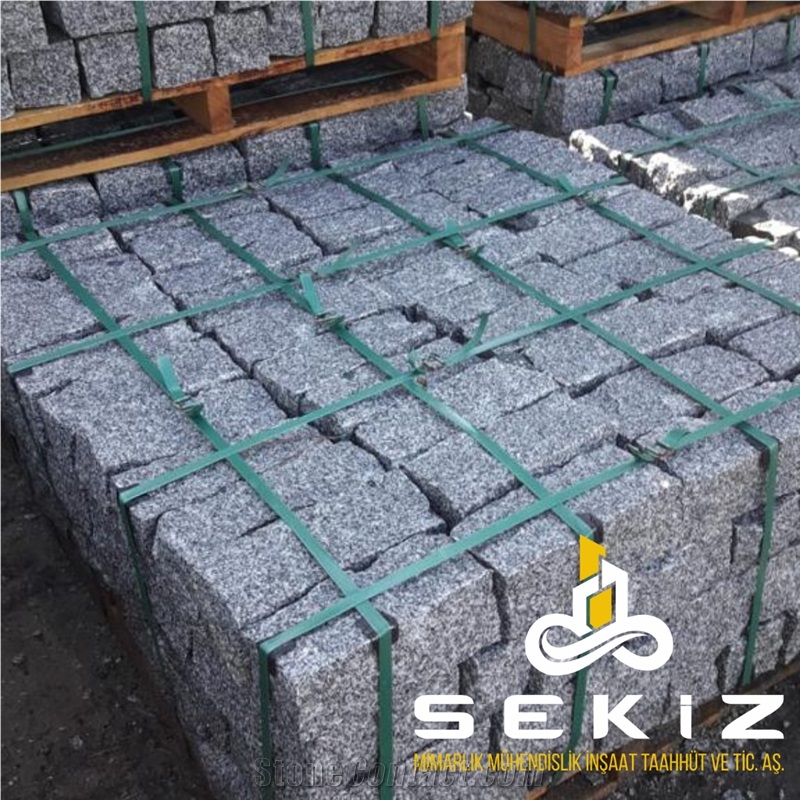 Bergama Grey Granite Kerbstones