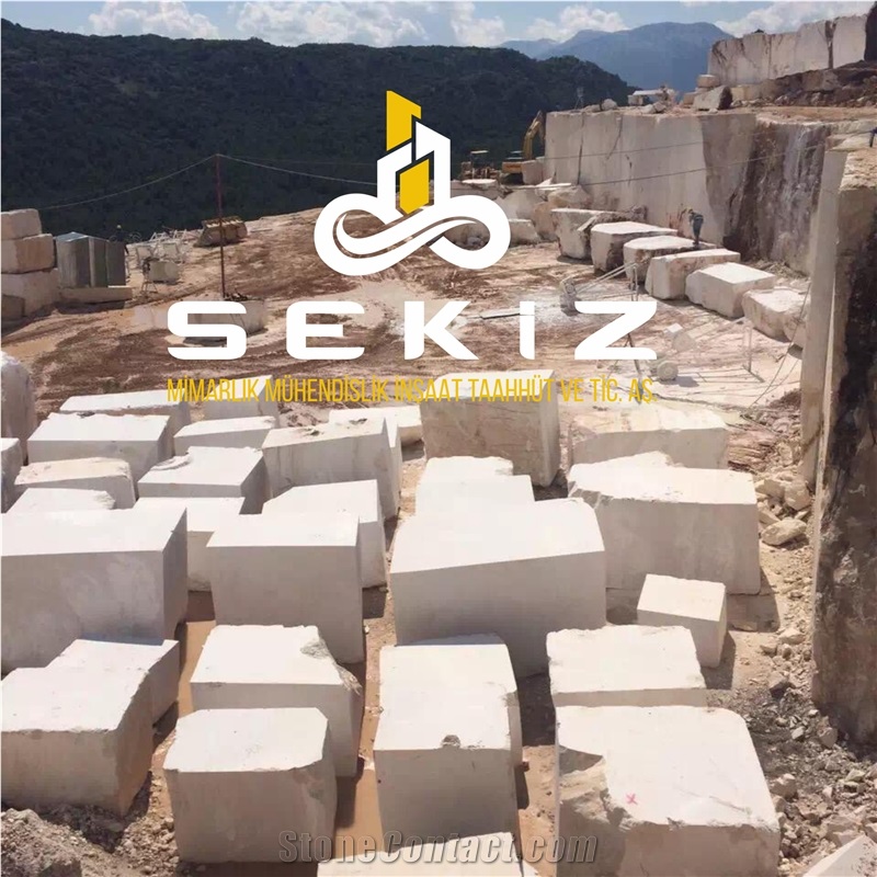 Turkish Ottoman Beige Marble Blocks