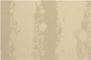 Beige Brown Calacatta Quartz Stone Slab