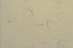 Beige White Pattern Quartz Stone Slab