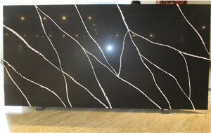 Black Calacatta Quartz Stone Slabs