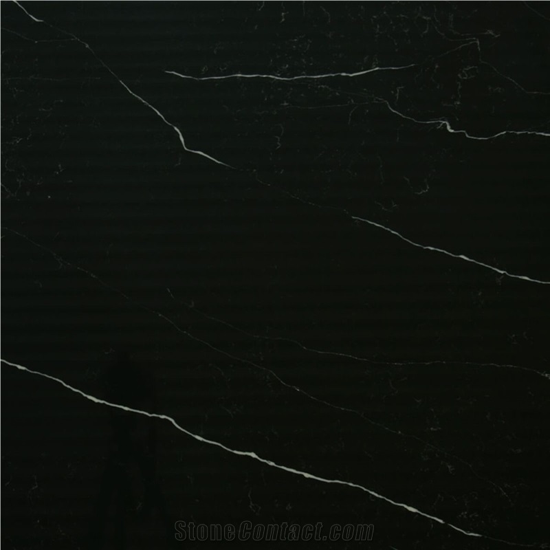 Black Calacatta Quartz Stone Slabs