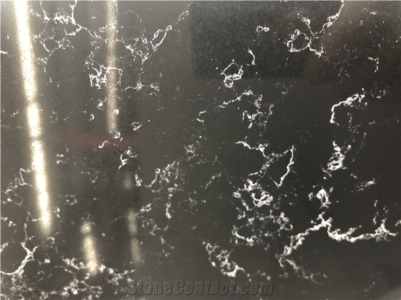 Black Fish Belly Quartz Slabs