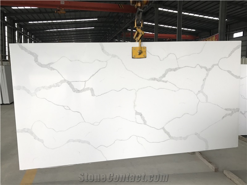 Calacatta Laza Quartz Stone Slabs