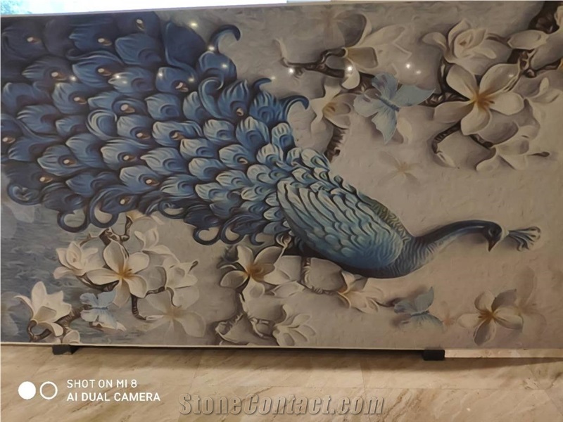 High-Temperature 3d Inkjet (Never Fade) Quartz Stone Slabs