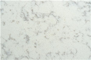 Ice White Pattern Quartz Stone Slab