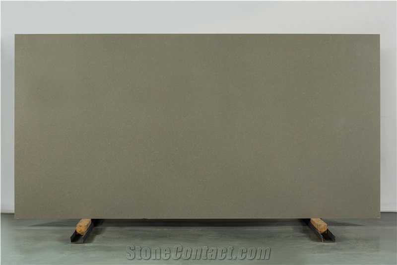 Light Brown Quartz Slabs
