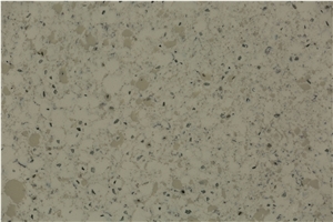 Light Grey Platinum Particle Quartz Stone