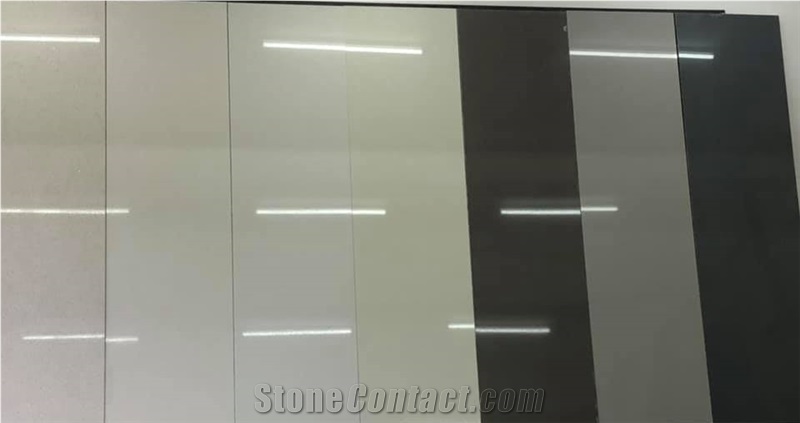 Monochrome Colour Quartz Stone Samples