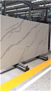 New Calacatta Laza Quartz Stone Slab