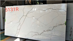 New Calacatta Laza Quartz Stone Slab
