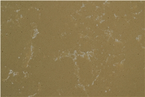 New Ivory White Pattern Quartz Stone Slab