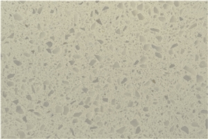 New Monochrome Quartz Stone Slab