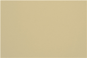 New Pure Beige Quartz Stone Slab