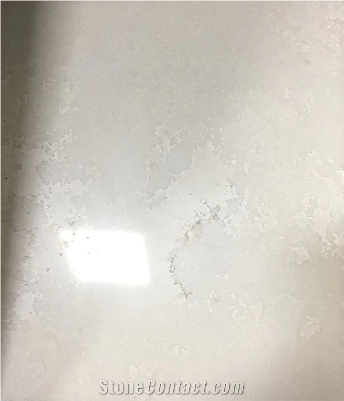 New Special Cement Ash Quartz Stone Slab