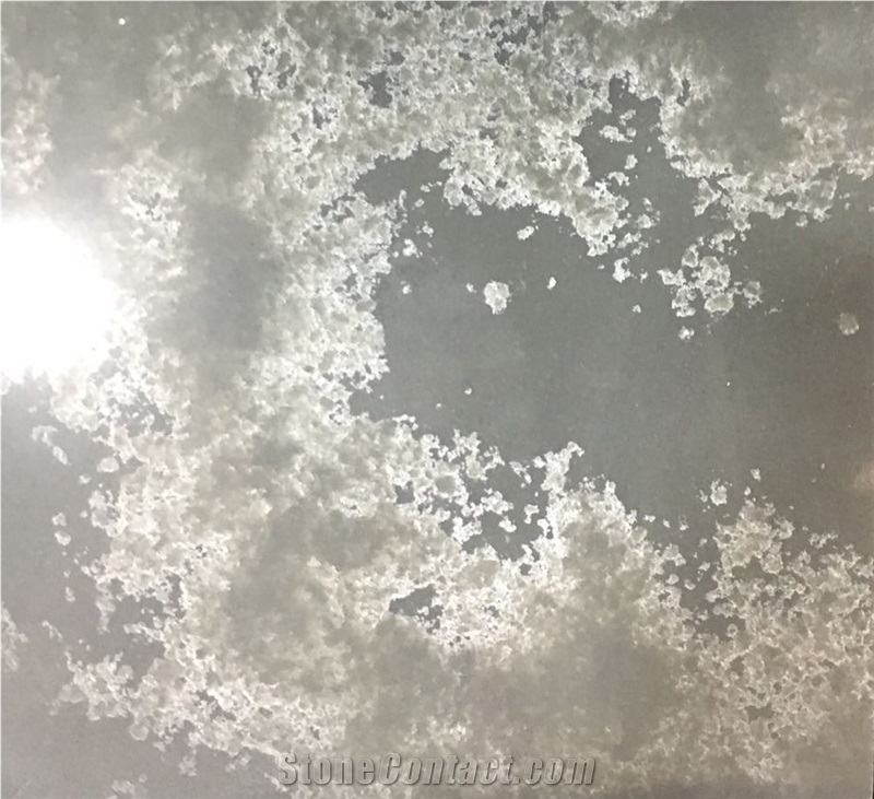 New Special Cement Ash Quartz Stone Slab