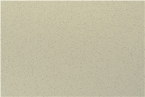 Off-White Monochrome Quartz Stone Slab