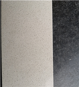 Pure Beige Color Quartz Stone Slab
