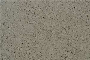 Pure Beige White Color Quartz Stone Slab