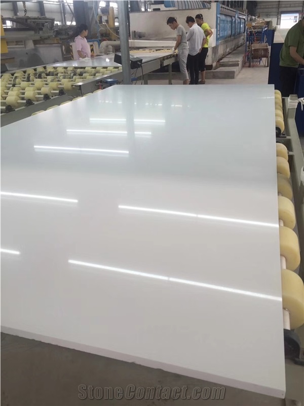 Pure Colour White Quartz Slabs