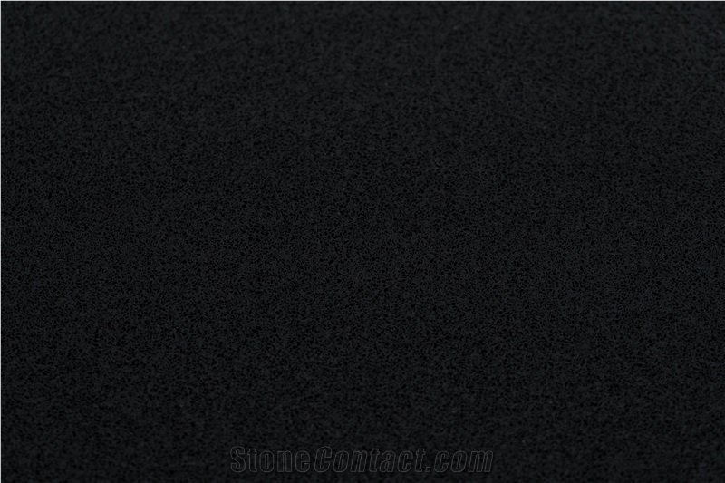 Pure Dark Grey Color Quartz Stone Slab
