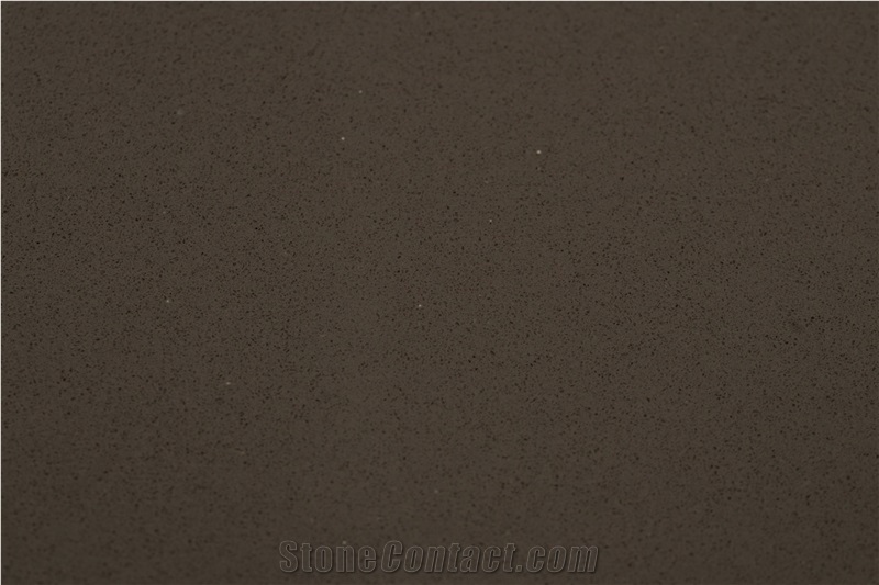 Pure Dark Grey Color Quartz Stone Slab