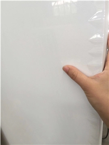 Pure Ice White Quartz Stone Slab