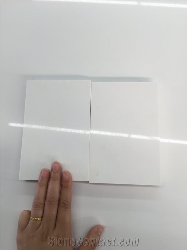 Pure White Quartz Stone Slab
