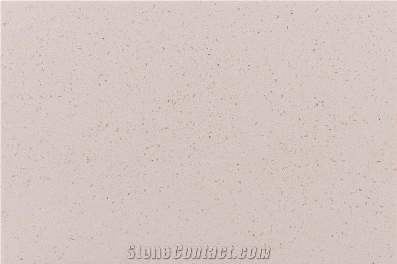Sparkly Ice White Quartz Stone Slab