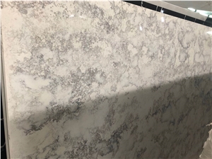 Special Cement Ash Quartz Stone Slab