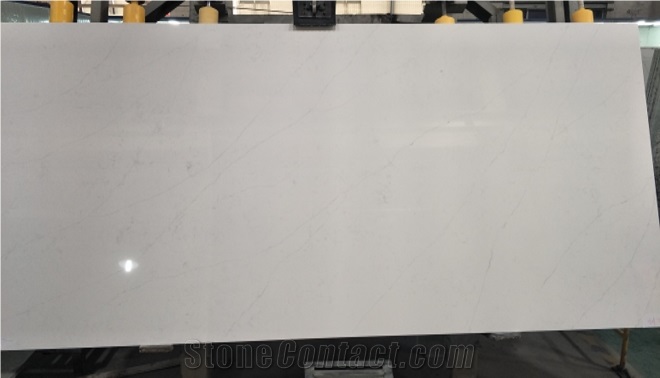 Unique Calacatta Quartz Stone Slab