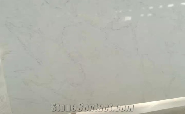 Unique Calacatta Quartz Stone Slab