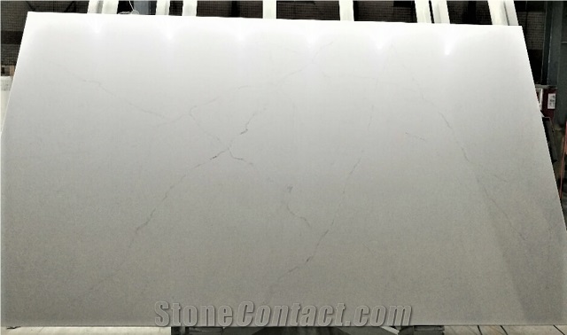 Unique Calacatta Quartz Stone Slab