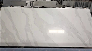 Unique Calacatta Quartz Stone Slab